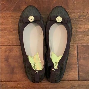 Michael Kors Brown MK Flats